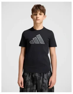 Adidas Camo Graphic T-Shirt Junior in Black