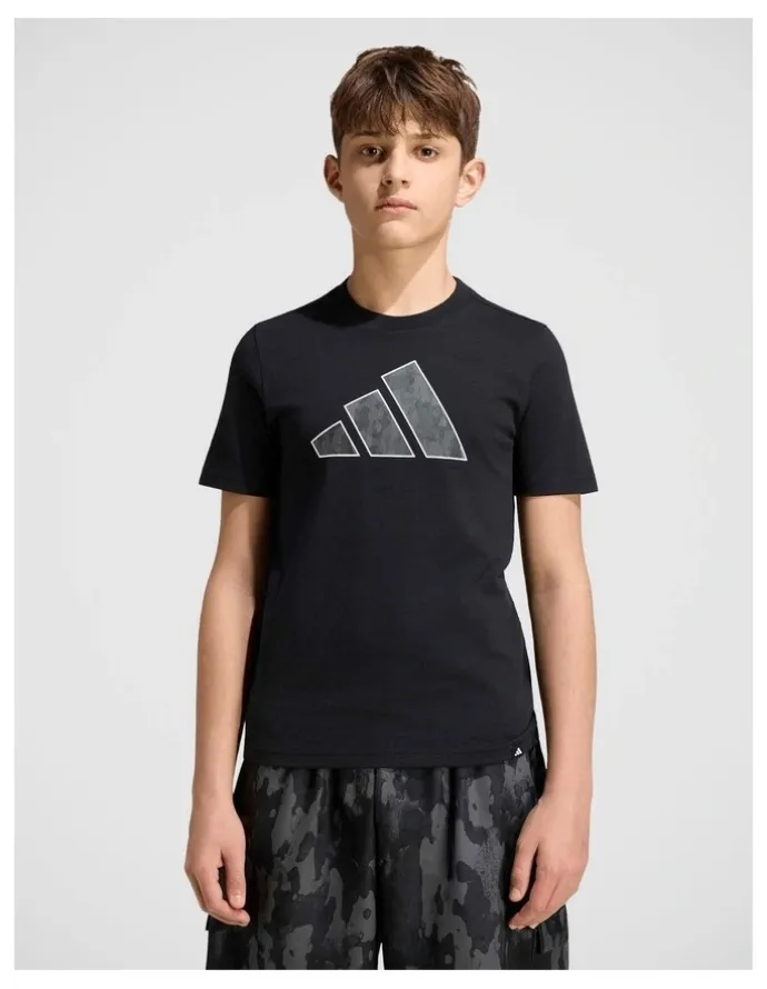 Adidas Camo Graphic T-Shirt Junior in Black