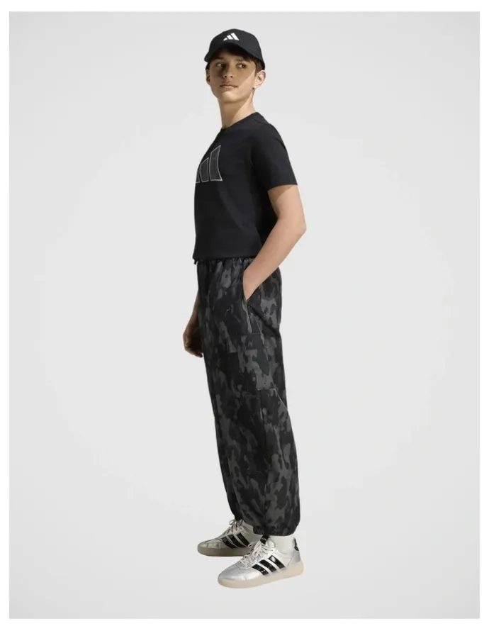 Adidas Camo Graphic T-Shirt Junior in Black