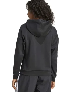 adidas Essentials Feel Cozy Hoodie in Black