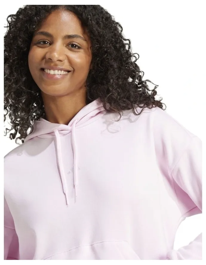 adidas Essentials Feel Cozy Hoodie in Pink