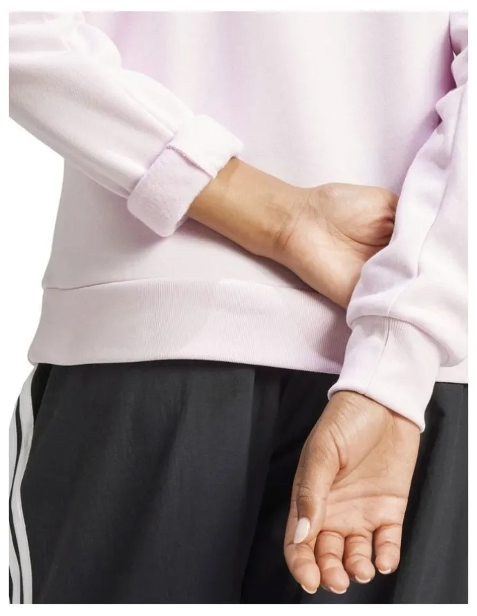 adidas Essentials Feel Cozy Hoodie in Pink