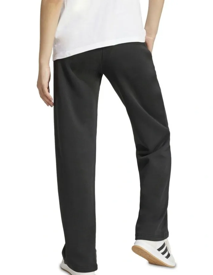 adidas Essentials Open-Hem Joggers in Black