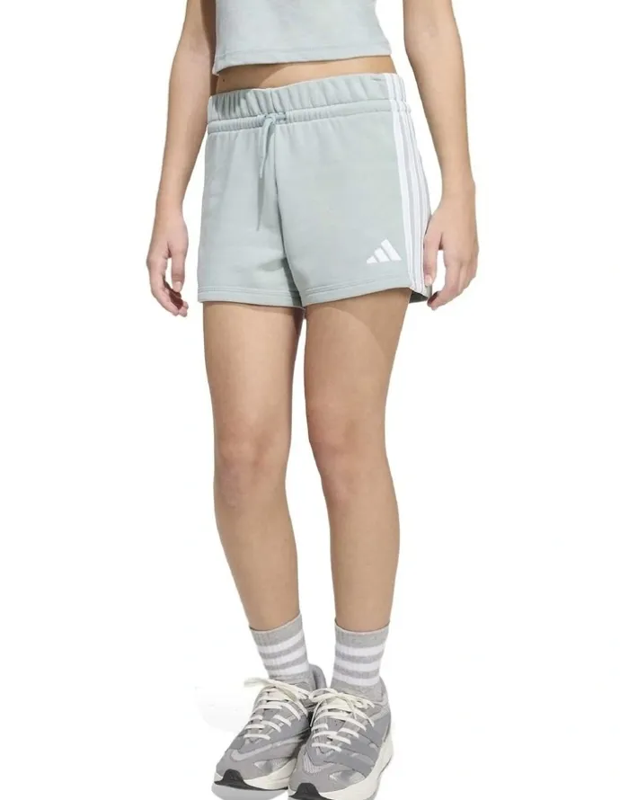 adidas Essentials Shorts in Wonder Sage/White