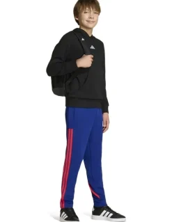 adidas House of Tiro Colors of Football High Waisted Wide Leg Pant in Blue