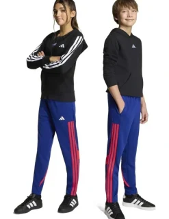adidas House of Tiro Colors of Football High Waisted Wide Leg Pant in Blue
