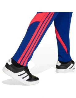 adidas House of Tiro Colors of Football High Waisted Wide Leg Pant in Blue