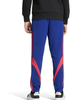 adidas House of Tiro Colors of Football High Waisted Wide Leg Pant in Blue