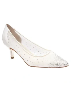 Alan Pinkus Spritz Ivory Satin Pump