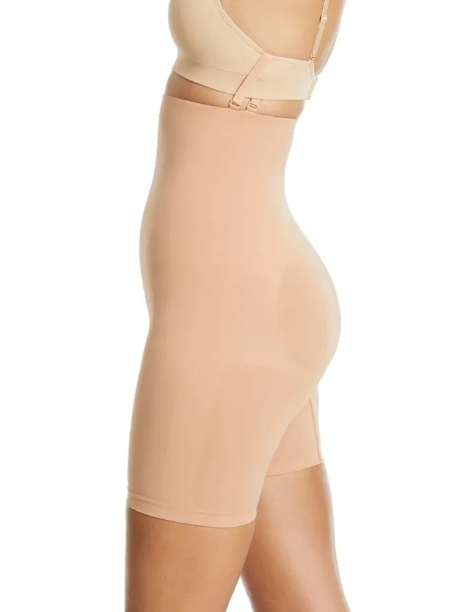 Ambra Killer Curve Hi Waisted Shaping Short in Beige