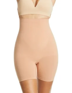 Ambra Killer Curve Hi Waisted Shaping Short in Beige