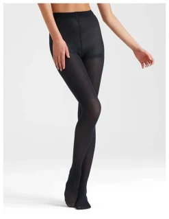 Ambra 2PP 40D Opaque Tights in Black