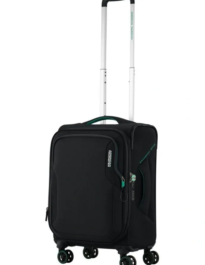 American Tourister Applite 5 55cm Spinner Suitcase in Black