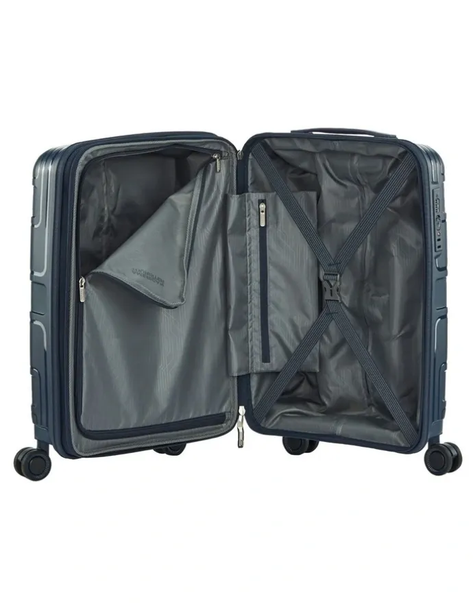 American Tourister Light Max 55cm Spinner Suitcase in Navy