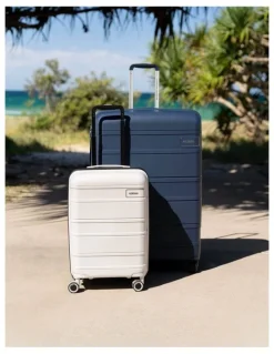 American Tourister Light Max 55cm Spinner Suitcase in Navy