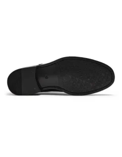 Aquila Davis Monk Strap Shoes in Black
