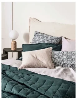 Aura Home Maison Vintage Coverlet in Nude
