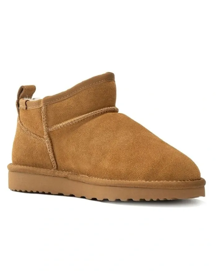 Aus Wooli Ugg Airlie Ultra Mini Boots in Brown