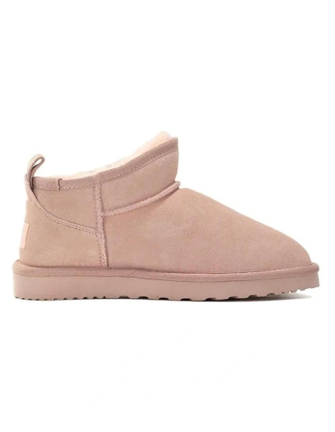 Aus Wooli Ugg Airlie Ultra Mini Boots in Pink
