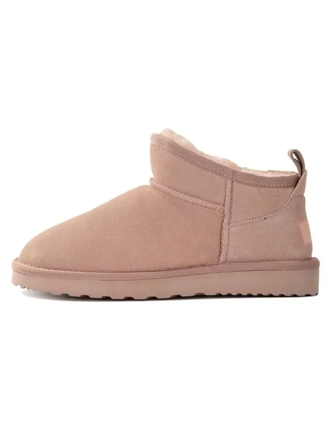 Aus Wooli Ugg Airlie Ultra Mini Boots in Pink