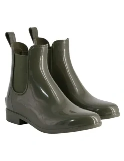 Aus Wooli Ugg Rain Ugg Boots With Free Sheepskin Insole in Green