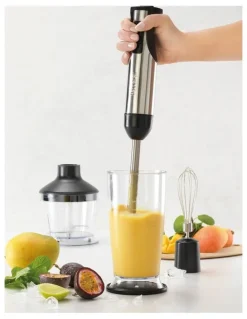 Baccarat Baccarat The Quick Mix Stick Blender Set in Silver