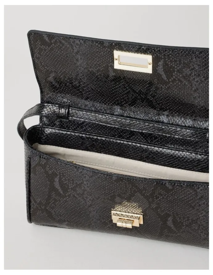 Basque Ava Satchel Bag in Black