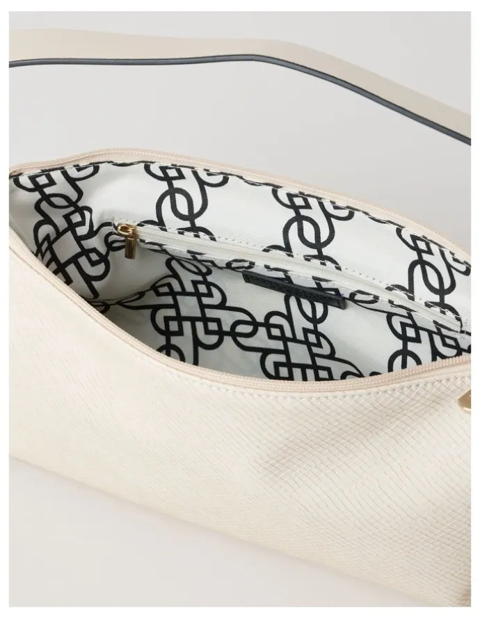 Basque Chloe Shoulder Bag in Cream