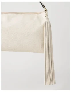Basque Chloe Shoulder Bag in Cream