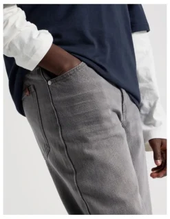 Bauhaus Baggy Jean in Pewter