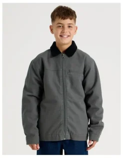 Bauhaus Barn Jacket in Black