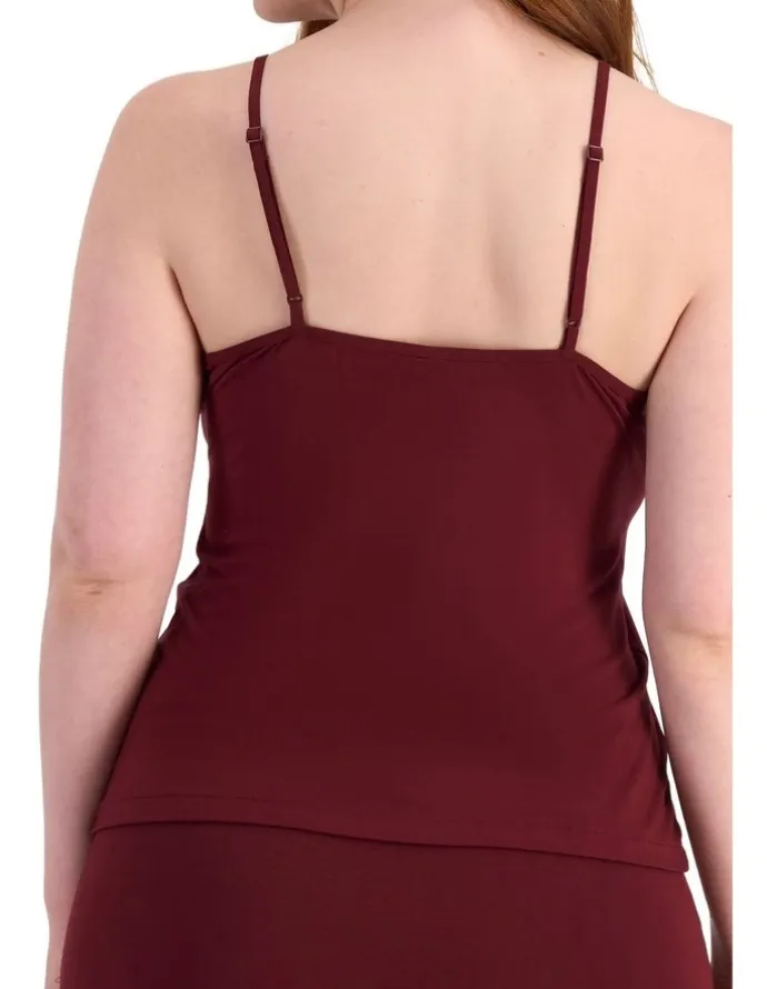Berlei Marais Bamboo Cami in Crimson Fire