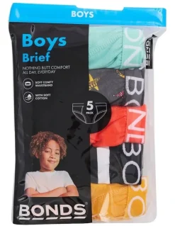 Bonds Brief Pack of 5 in Multi