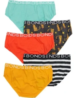 Bonds Brief Pack of 5 in Multi