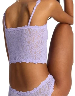 Bonds Icons Lace Cropped Cami in Lilac