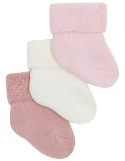 Bonds Newbies Wondersock 3 Pack in Multi
