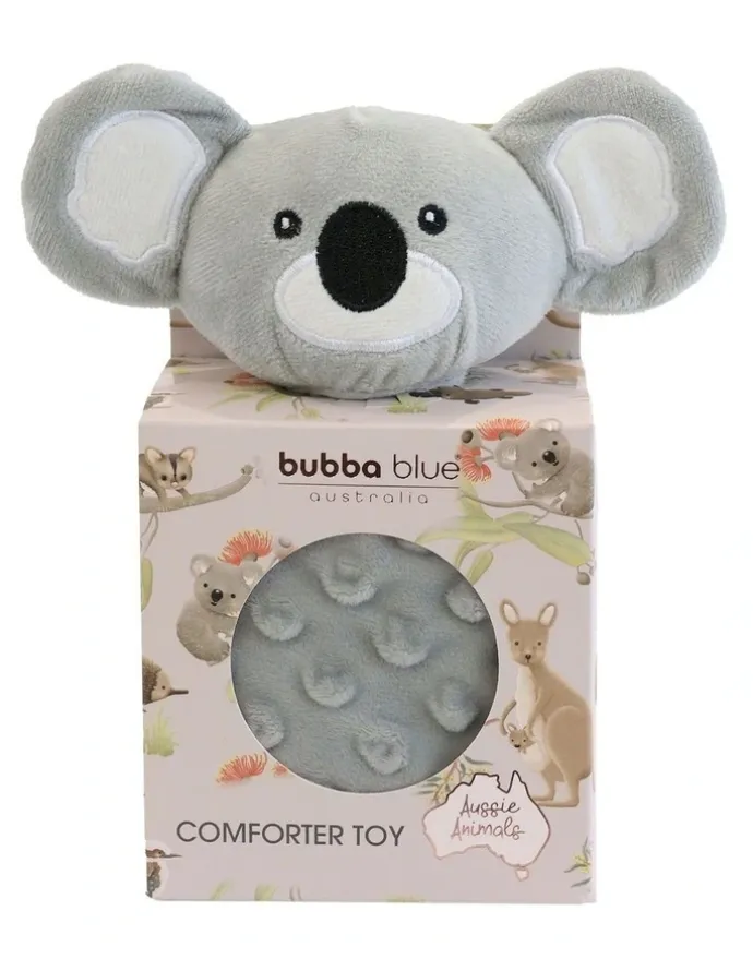 Bubba Blue Aussie Animal Comforter Toy Koala in Grey
