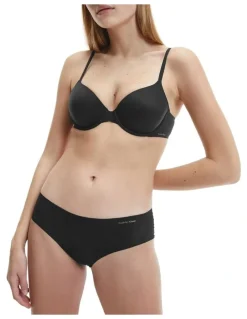 Calvin Klein Perfectly Fit Lightly Lined Full Coverage Bra in Black