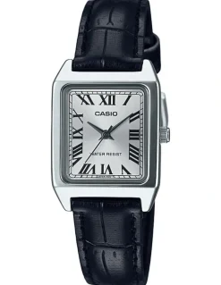Casio Leather Watch in Black