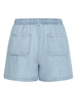 City Chic Lani Denim Short in Light Wash