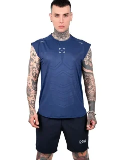 Clubman C-365 Flex Singlet in Navy