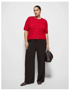 Commonry Leanna Cardigan in Rouge