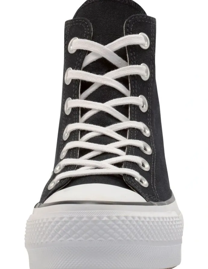 Converse Chuck Taylor All Star Lift Hi Top Sneaker in Black/White