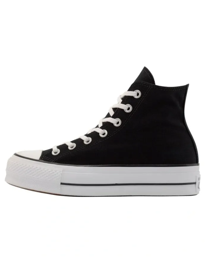 Converse Chuck Taylor All Star Lift Hi Top Sneaker in Black/White
