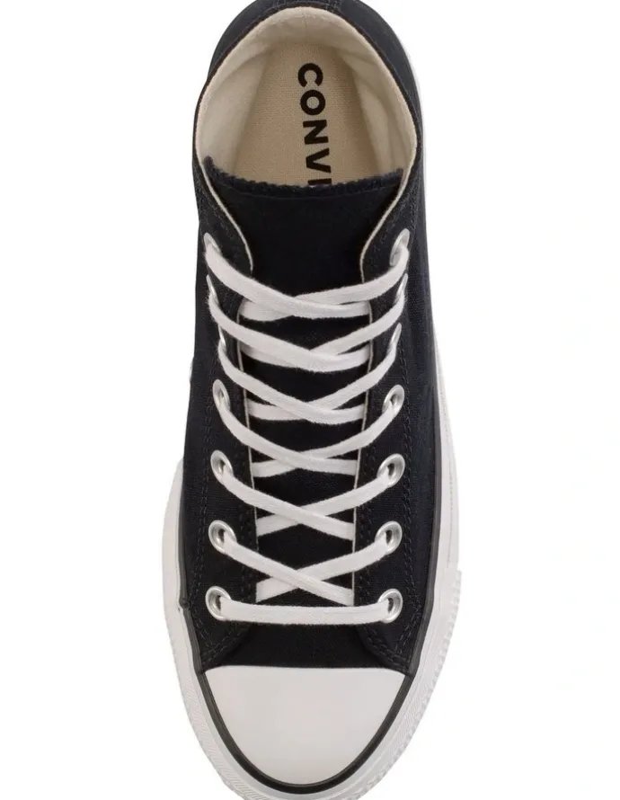Converse Chuck Taylor All Star Lift Hi Top Sneaker in Black/White