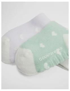 Country Road Baby Sock Pack of 4 in Multi