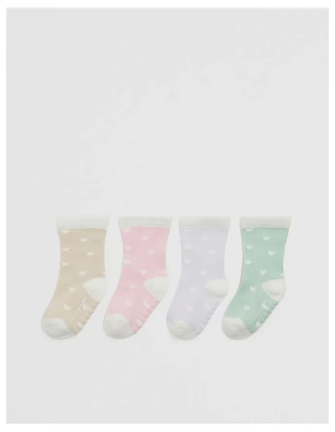 Country Road Baby Sock Pack of 4 in Multi