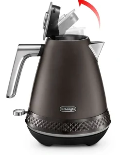 De'Longhi Diadema 1.7L Kettle in Onyx Black KBV2401BK