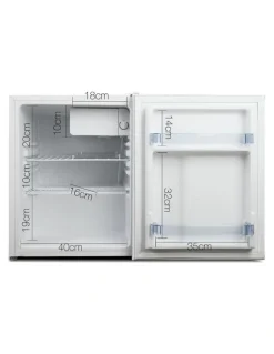 Devanti 70L Mini Bar Fridge in White