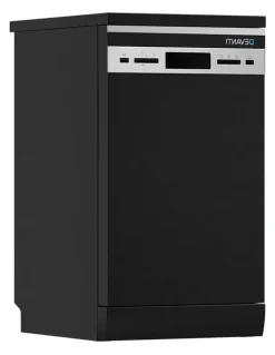Devanti 10 Place Settings Freestanding Dishwasher in Black